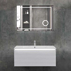 Lineart Fuga Banyo Dolabı 80 Cm Beyaz