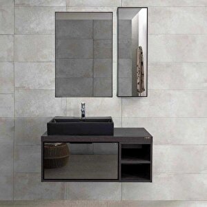Lineart Starz Banyo Dolabı 100 Cm Gri
