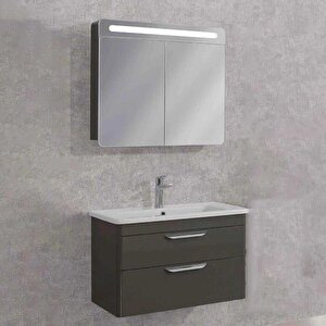 Lineart Efes Banyo Dolabı 80 Cm Füme