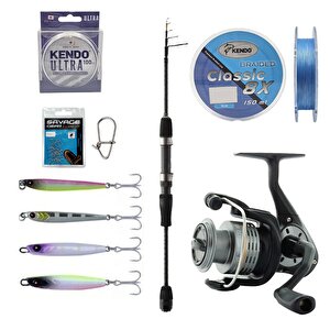 Yekoutdoor Profesyonel Lrf Olta Seti Okuma 210cm 1-8 Gr Lrf Kamışı&okuma Revenger Rv-25 Fd Olta Makinesi
