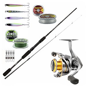 Yekoutdoor Okuma Profesyonel Lrf Seti Okuma Wave Power 213 Cm 0-8 Gr Lrf Kamışı&okuma Avenger Av-1000a (5,0,1) 6+1bb Olta Makinesi