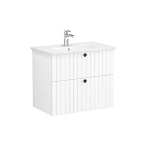 Vitra Root Groove İki Çekmeceli Lavabo Dolabı  80 Cm Beyaz 69436 Beyaz