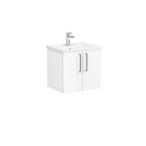 Vitra Root Kapaklı Lavabo Dolabı 60 Cm Parlak Beyaz 66354 Beyaz