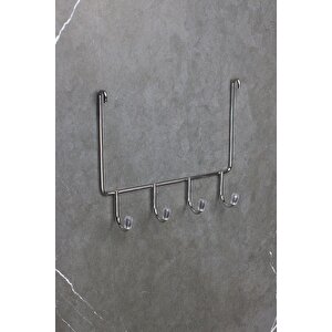 Lif Askılığı - Tüm Şampuanlıklara Uyumlu Krom Banyo Köşeliği Askısı Düzenleyici Havluluk