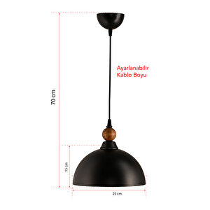 Tekli̇ Pi̇edra Sivama Metal Sarkit Avi̇ze Si̇yah