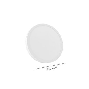 24w Sıva Üstü Yuvarlak Led Panel Sarı Işık 3200k