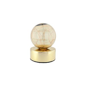 Gold Ambiyans Led Masa Lambası Usb Şarjlı