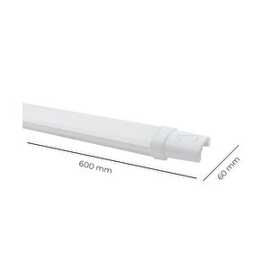18w Oval Led Etanj Armatür Ip65 3200k Sarı Işık - 2 Adet