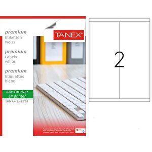 Tw-2380 105x280mm Lazer Etiket 100 Lü Paket