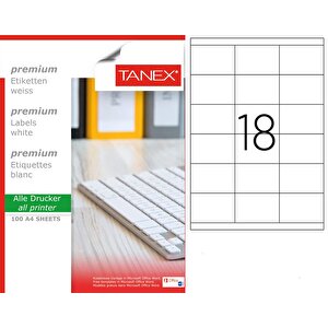 Tw-2518 Laser Etiket 70x45mm