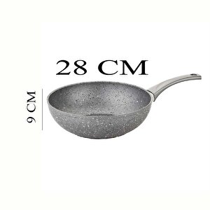 Granit Wok Tava 28x9 Cm