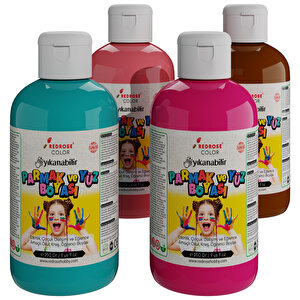Tamamlayıcı Renkler Parmak Boyası 4'lü Set 4x250gr Tamamlayıcı Renkler