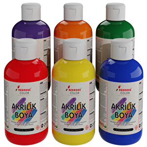 Ara Renkler Akrilik Boya 6'lı Set 6x250gr Ara Renkler