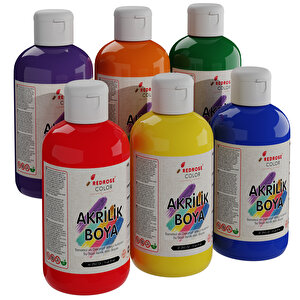 Ara Renkler Akrilik Boya 6'lı Set 6x250gr Ara Renkler