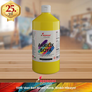 Sarı Akrilik Boya 1000gr Sarı