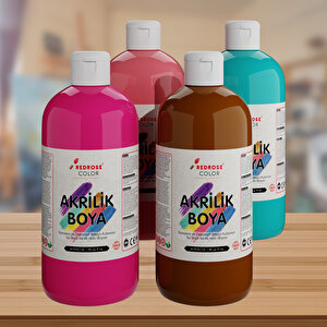 Tamamlayıcı Renkler Akrilik Boya 4'lü Set 4x500gr