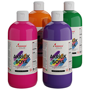 Ara Renkler Akrilik Boya 4'lü Set 4x500gr Ara Renkler