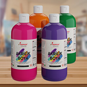 Ara Renkler Akrilik Boya 4'lü Set 4x500gr Ara Renkler