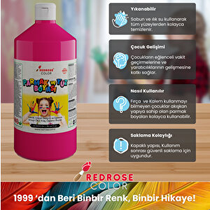 Fuşya Parmak Boyası 1000gr Fuşya