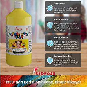 Sarı Parmak Boyası 1000gr Sarı