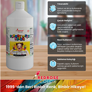 Beyaz Parmak Boyası 1000gr Beyaz