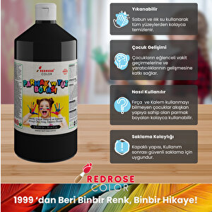 Siyah Parmak Boyası 1000gr Siyah