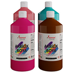 Tamamlayıcı Renkler Akrilik Boya 4'lü Set 4x1000gr Tamamlayıcı Renkler