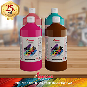 Tamamlayıcı Renkler Akrilik Boya 4'lü Set 4x1000gr Tamamlayıcı Renkler