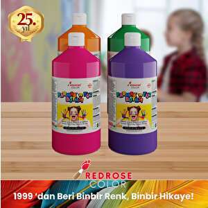 Ara Renkler Parmak Boyası 4'lü Set 4x1000gr