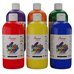 Ara Renkler Akrilik Boya 6'lı Set 6x500gr Ara Renkler