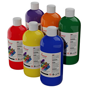 Ara Renkler Akrilik Boya 6'lı Set 6x500gr Ara Renkler