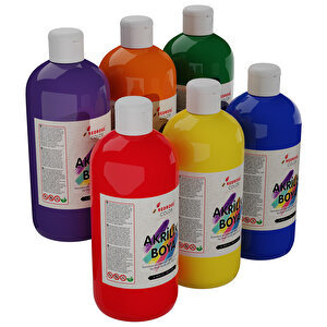 Ara Renkler Akrilik Boya 6'lı Set 6x500gr Ara Renkler