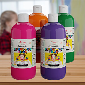 Ara Renkler Parmak Boyası 4'lü Set 4x500gr Ara Renkler