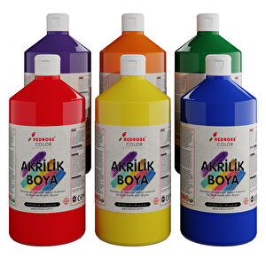 Ara Renkler Akrilik Boya 6'lı Set 6x1000gr Ara Renkler