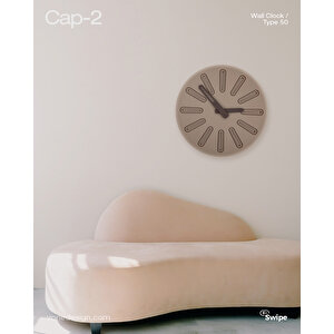 Vone Design Cap-2 Modern El Yapımı Duvar Saati