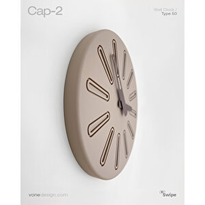 Vone Design Cap-2 Modern El Yapımı Duvar Saati