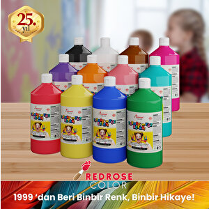 Tüm Renkler Parmak Boyası 12'li Set 12x1000gr