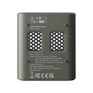 Gp M452 Usb Hızlı Şarj Cihazı 4 Adet 2600 Aa Kalem Pilli Set
