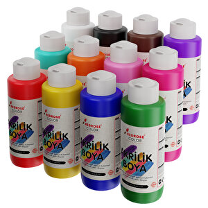 Tüm Renkler Akrilik Boya 12'li Set 12x120ml