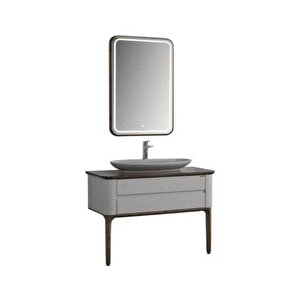 Lineart La Vie Banyo Dolabı 120 Cm Ceviz-sahra