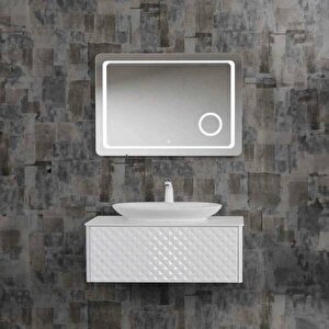 Lineart Golf Banyo Dolabı 80 Cm Beyaz