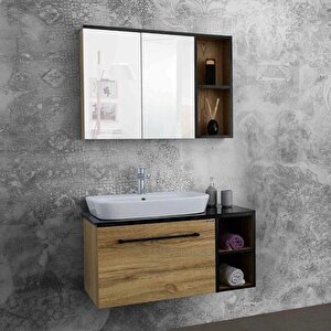 Lineart Ritmo Banyo Dolabı 90 Cm Legnano