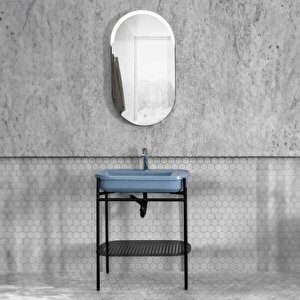 Lineart Sargas Banyo Dolabı 72 Cm Mavi