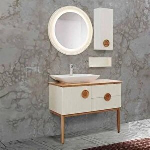 Lineart Arte Banyo Dolabı 100 Cm Kayın-krem