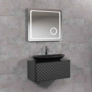 Lineart Golf Banyo Dolabı 100 Cm Füme