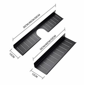 Metal Banyo Mutfak Düzenleyici Mutfak Organizer Şampuan Rafı 40 Cm