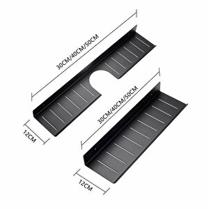 Metal Banyo Mutfak Düzenleyici Mutfak Organizer Şampuan Rafı 50 Cm