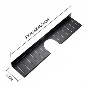 Metal Banyo Mutfak Düzenleyici Mutfak Organizer Şampuan Rafı 30 Cm