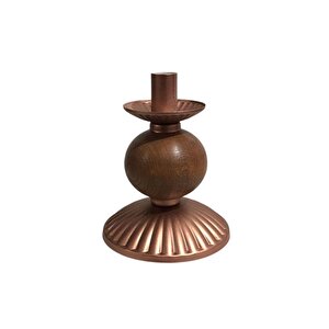 Tekli̇ Pi̇no Mumluk Ahşap Top Detayli Bakir Küçük