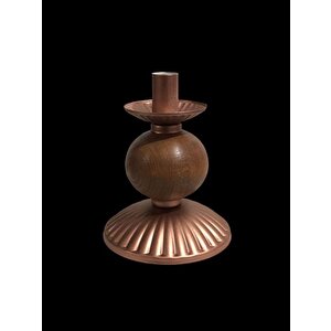 Tekli̇ Pi̇no Mumluk Ahşap Top Detayli Bakir Küçük